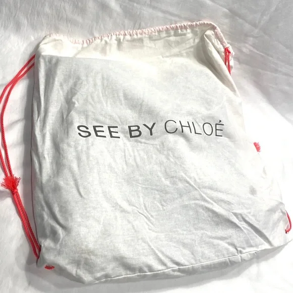SEE BY CHLOE Linia Shearling Tote Bag